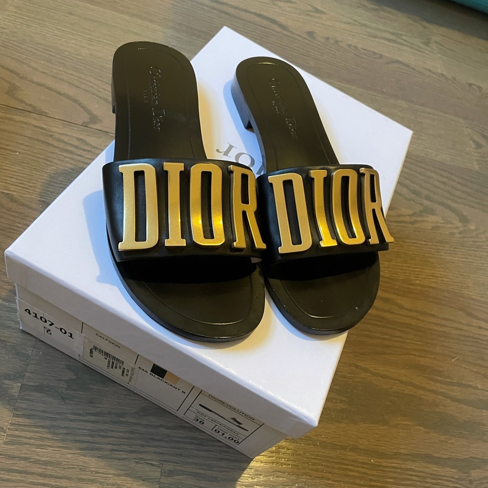 Christian Dior Black limited Evolution Slides